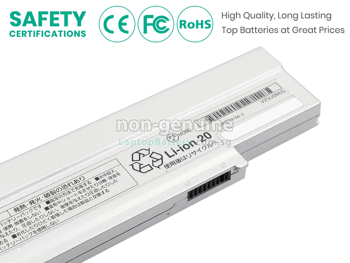 replacement Panasonic CF-VZSU0SJS battery