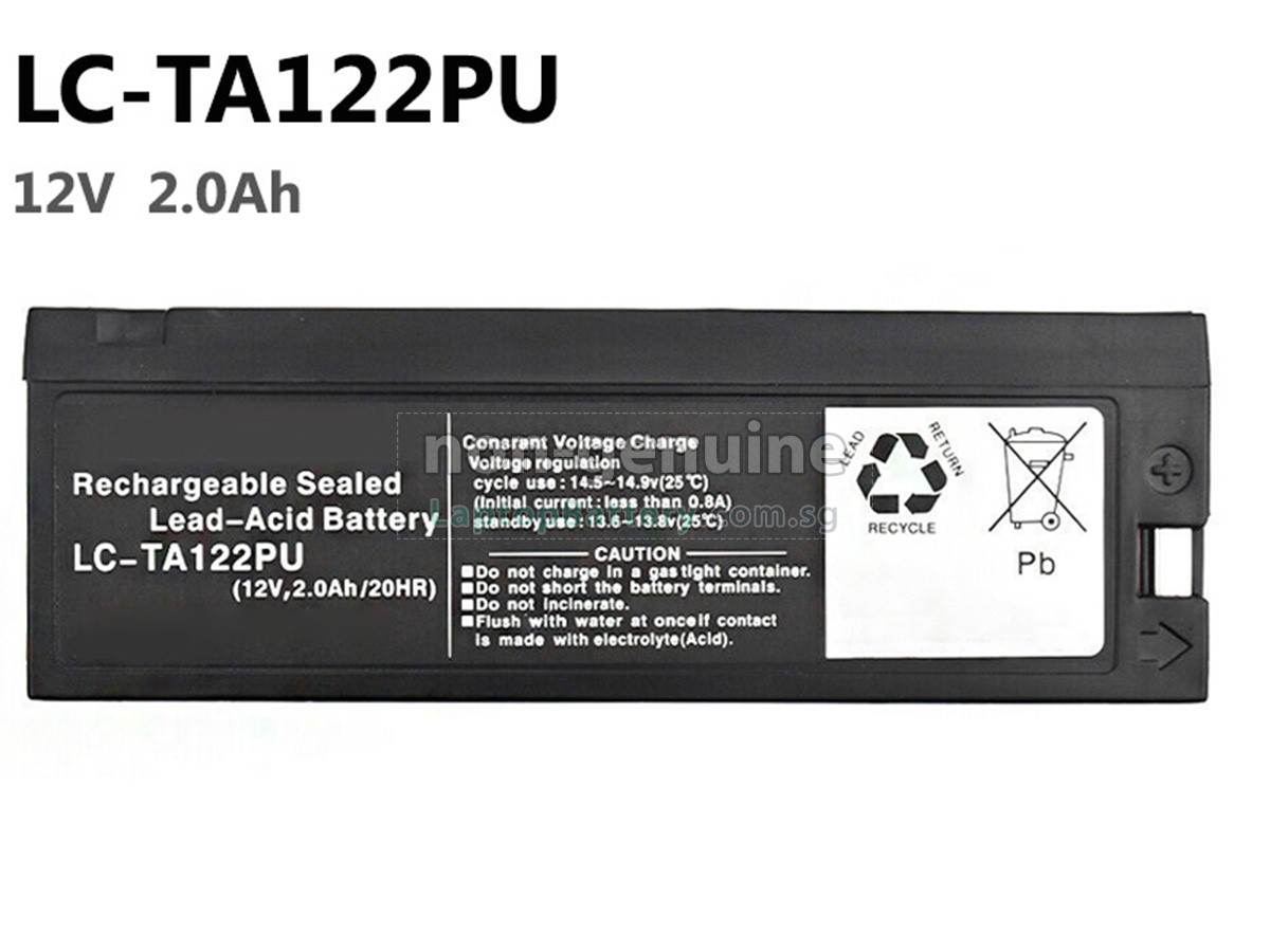 replacement Panasonic MEC2000 battery