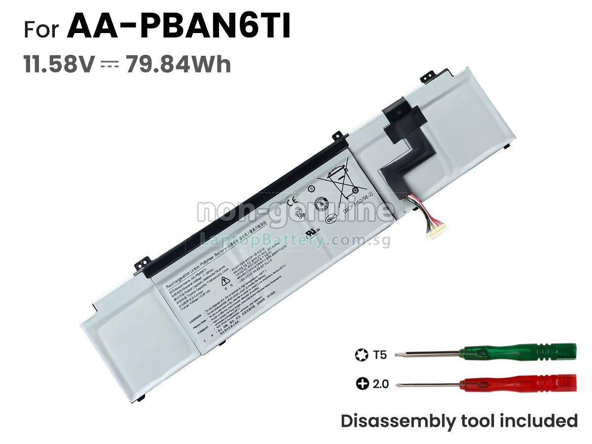 replacement Samsung Galaxy Book ODYSSEY NP762XDA battery