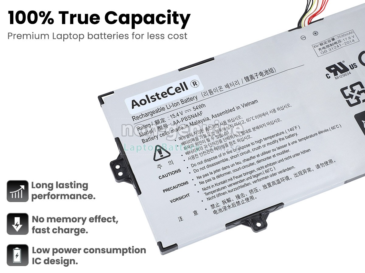 replacement Samsung AA-PBSN4AF battery