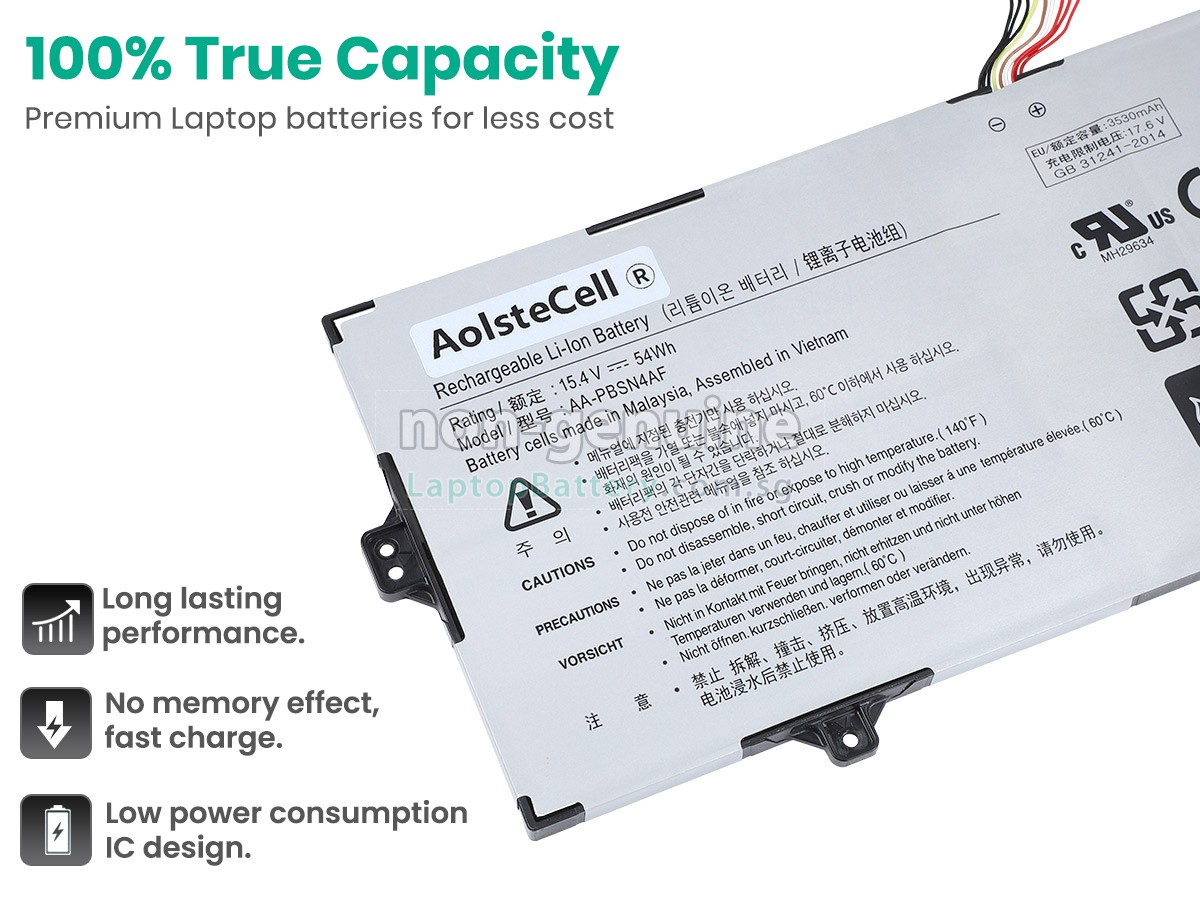 replacement Samsung NP930SBE-K03HK battery