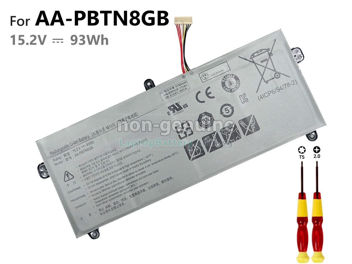 replacement Samsung AA-PBTN8GB battery