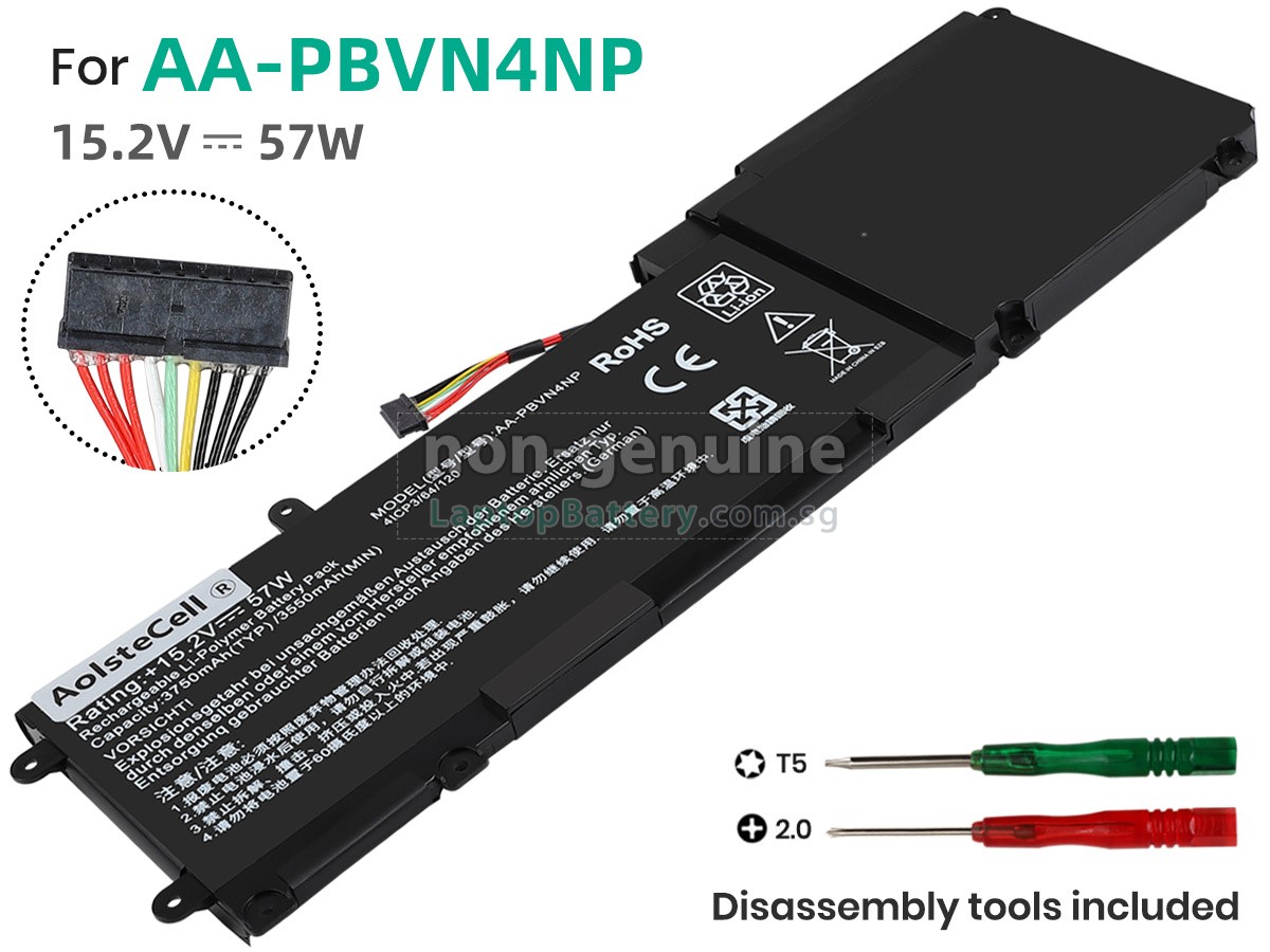 replacement Samsung NP670Z5E-X01CL battery