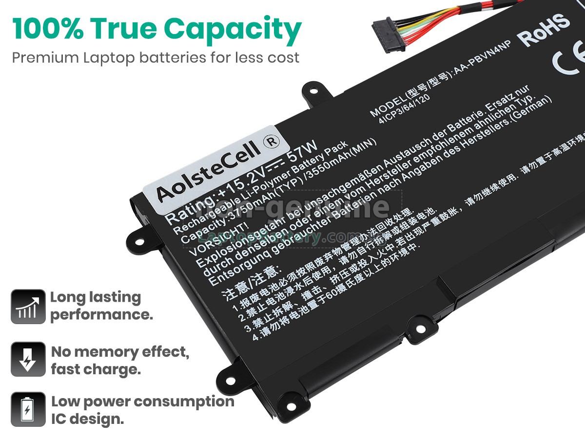 replacement Samsung NP670Z5E-X01CL battery