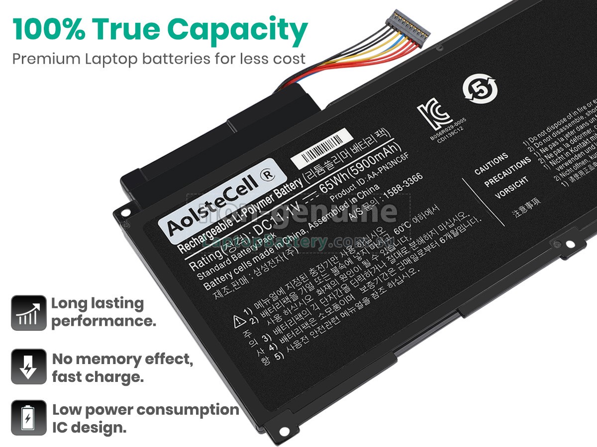 replacement Samsung QX410 battery