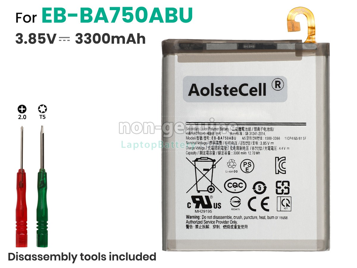 replacement Samsung EB-BA750ABU battery