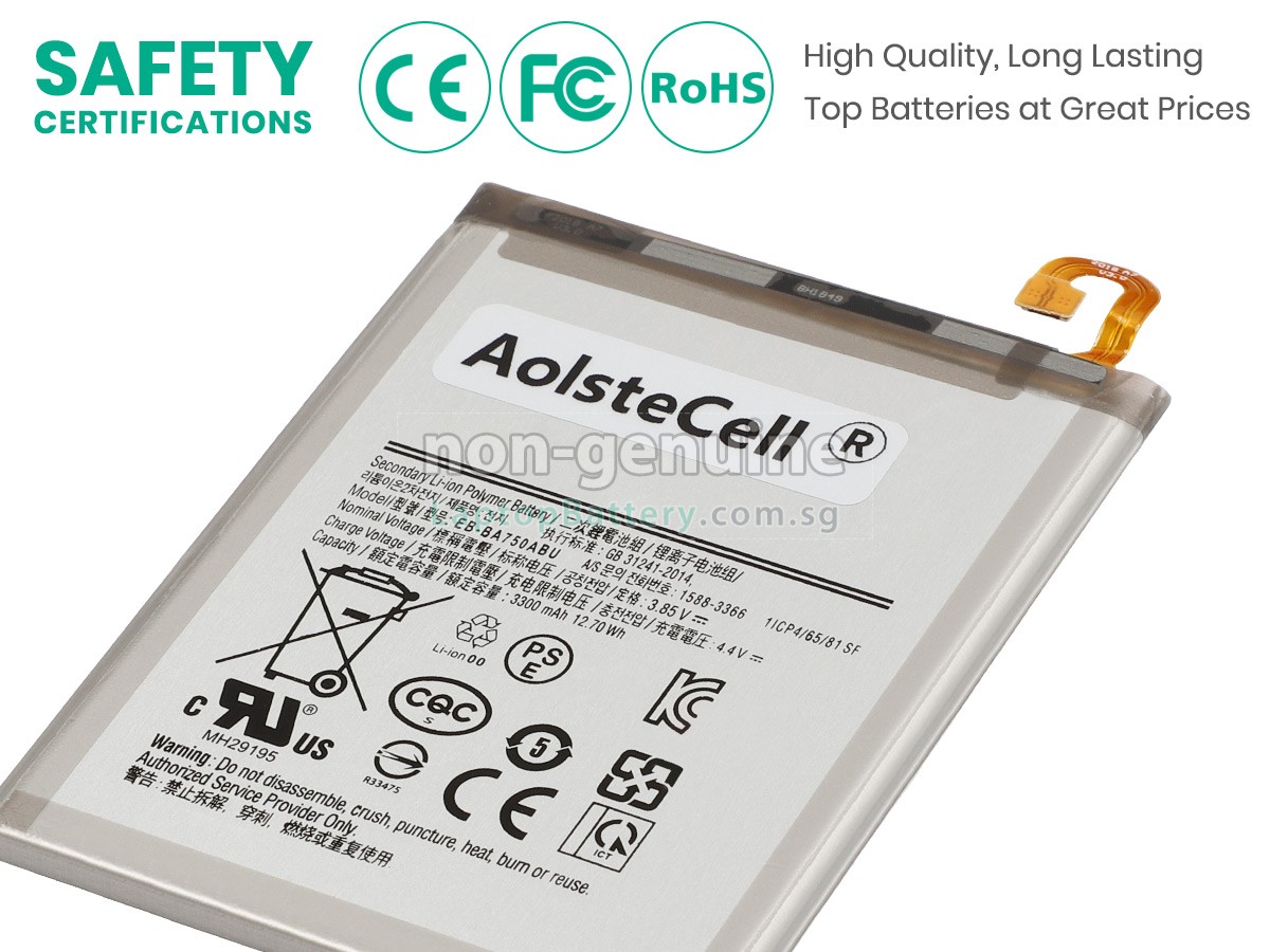 replacement Samsung EB-BA750ABU battery