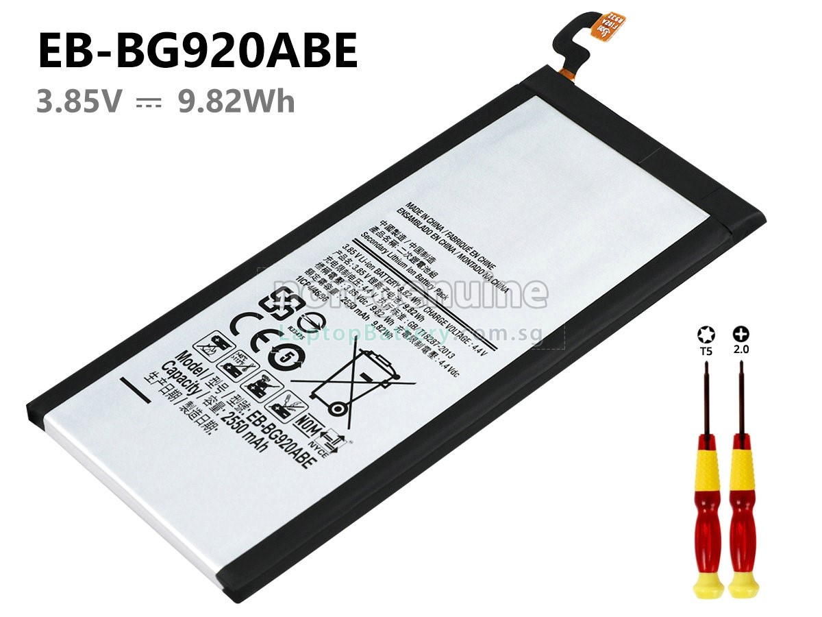 replacement Samsung EB-BG920ABE battery