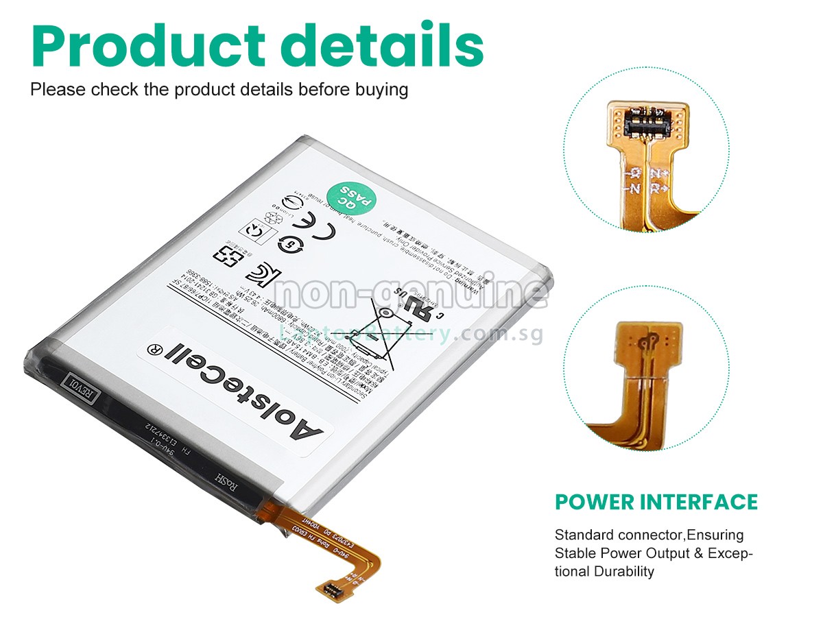 replacement Samsung GALAXY M51 battery