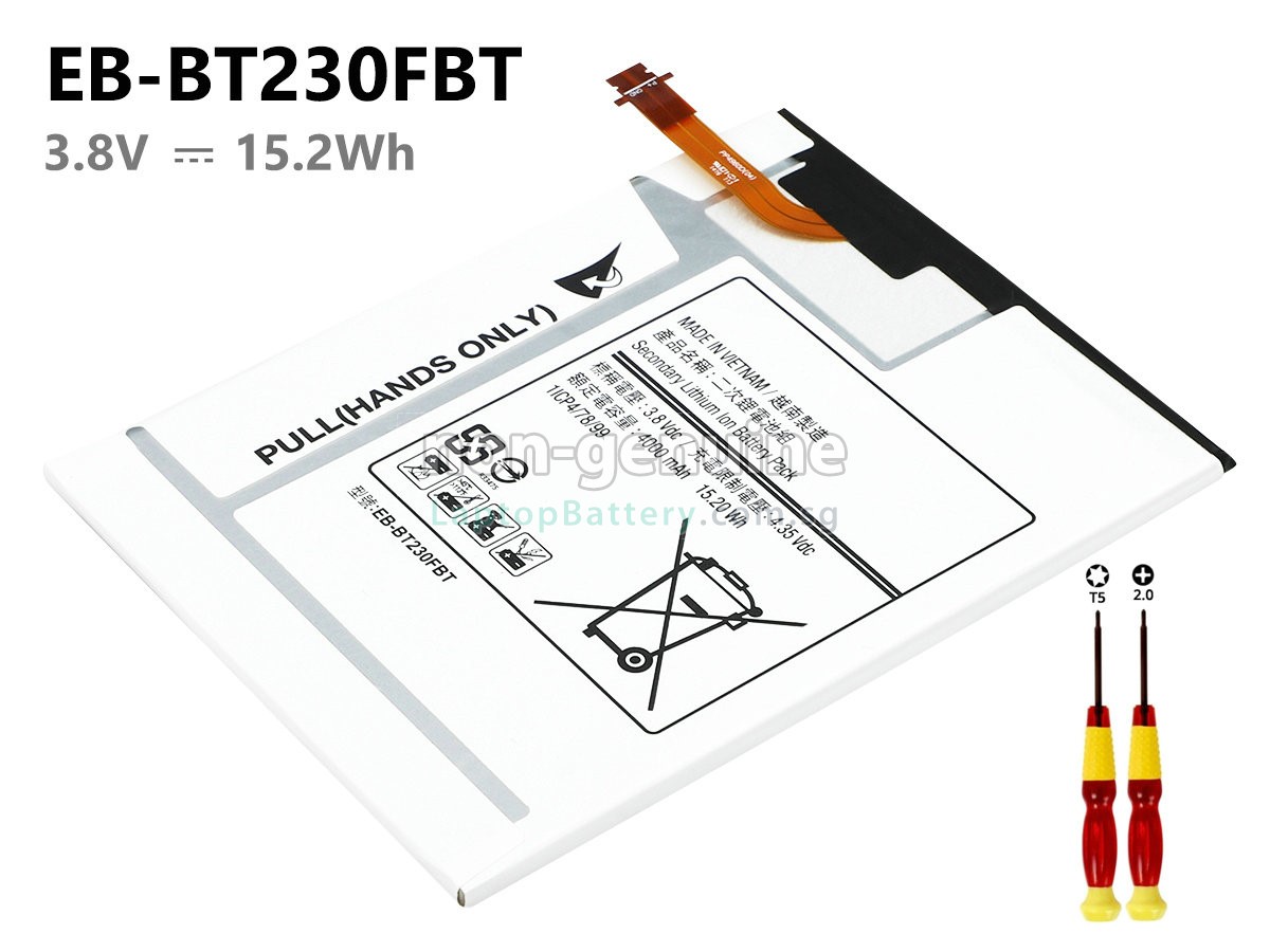 replacement Samsung SM-T235 battery