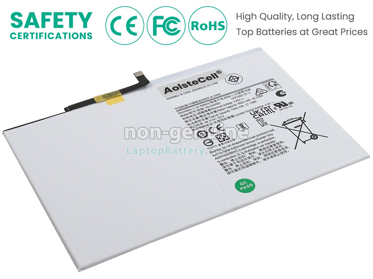 replacement Samsung Galaxy TAB A8 10.5 2021 SM-X205 battery