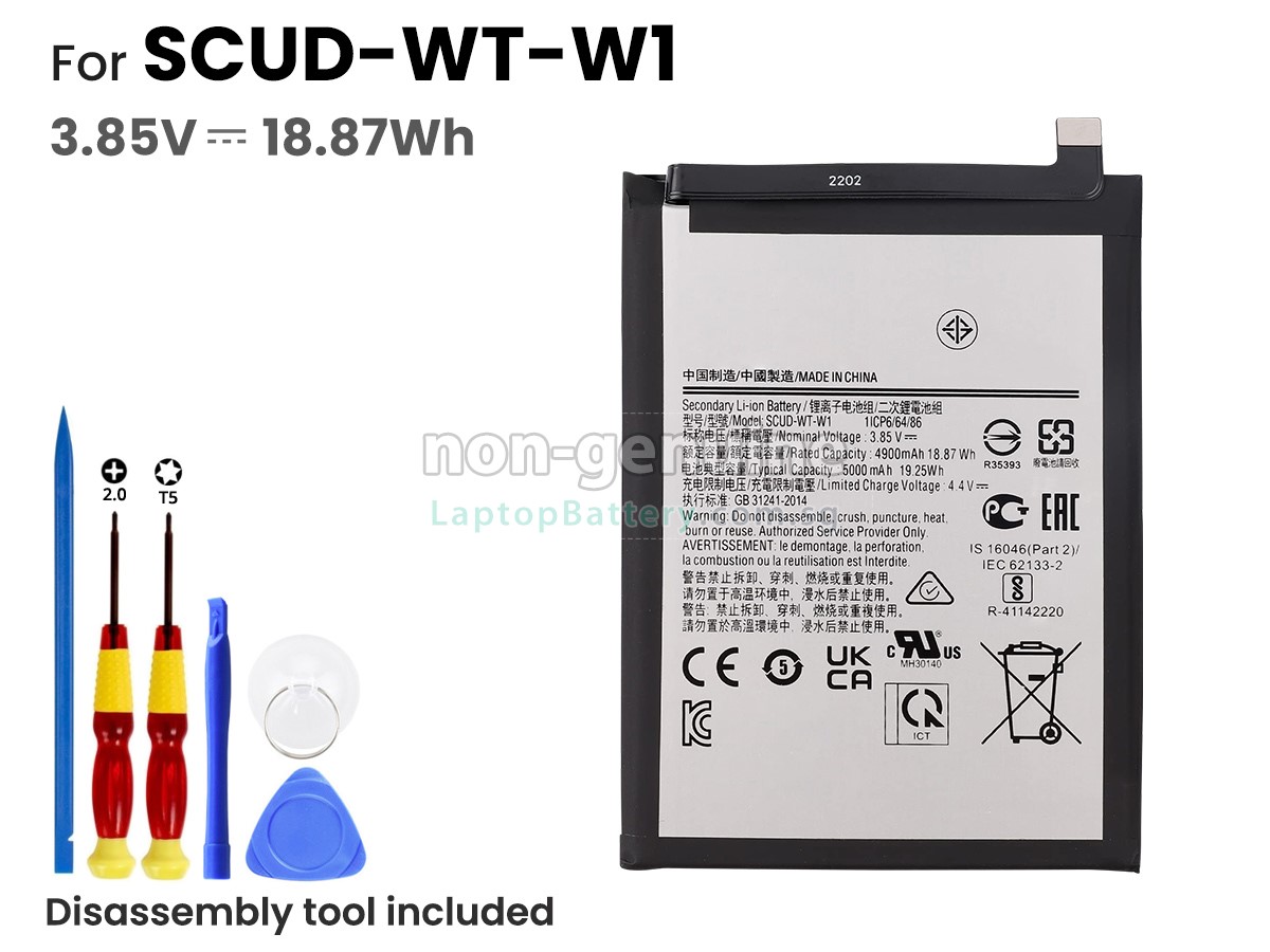 replacement Samsung SCUD-WT-W1 battery