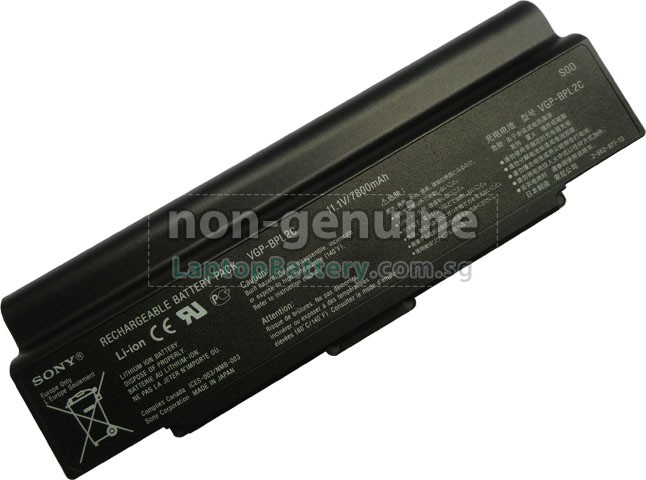 Battery for Sony VAIO VGN-N19EP/B laptop