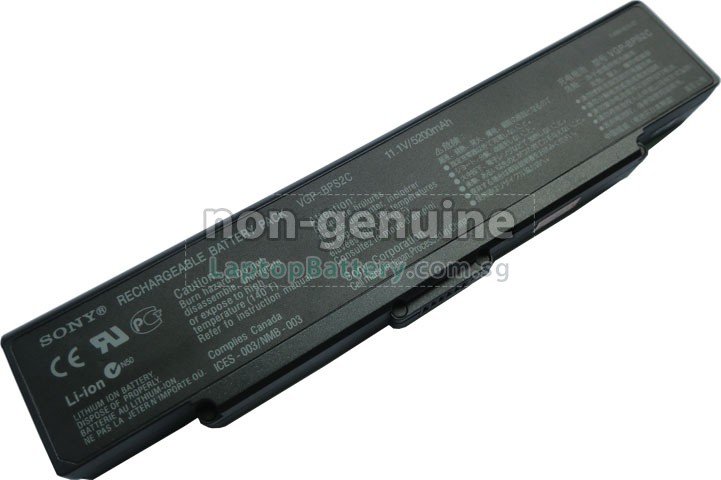 Battery for Sony VAIO VGN-S62PSY2 laptop