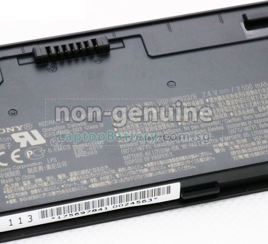 Battery for Sony VAIO VPC-P114KX/B laptop