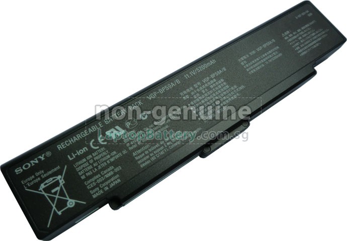Battery for Sony VAIO VGN-CR120ER laptop