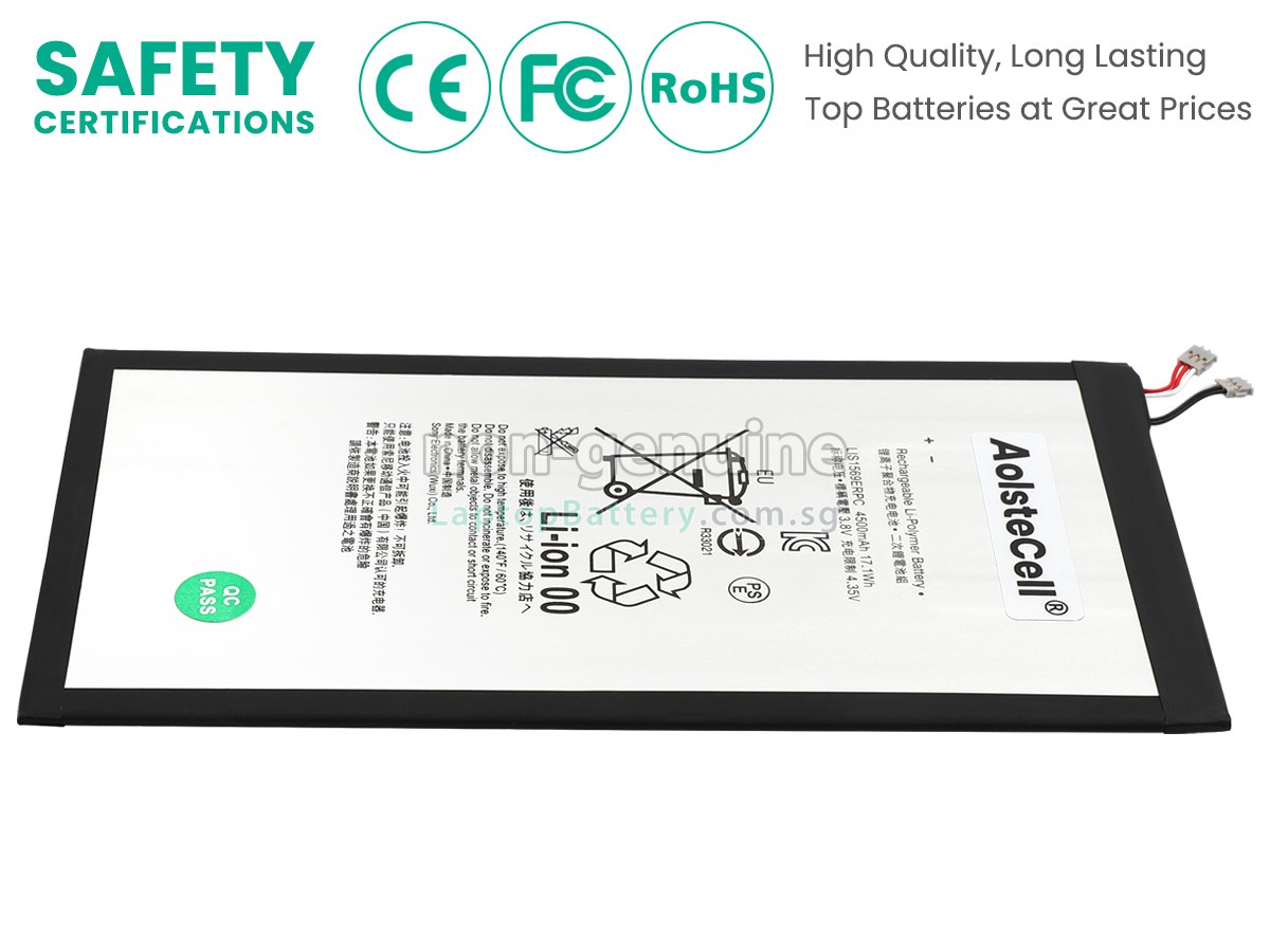 replacement Sony LIS1569ERPC battery