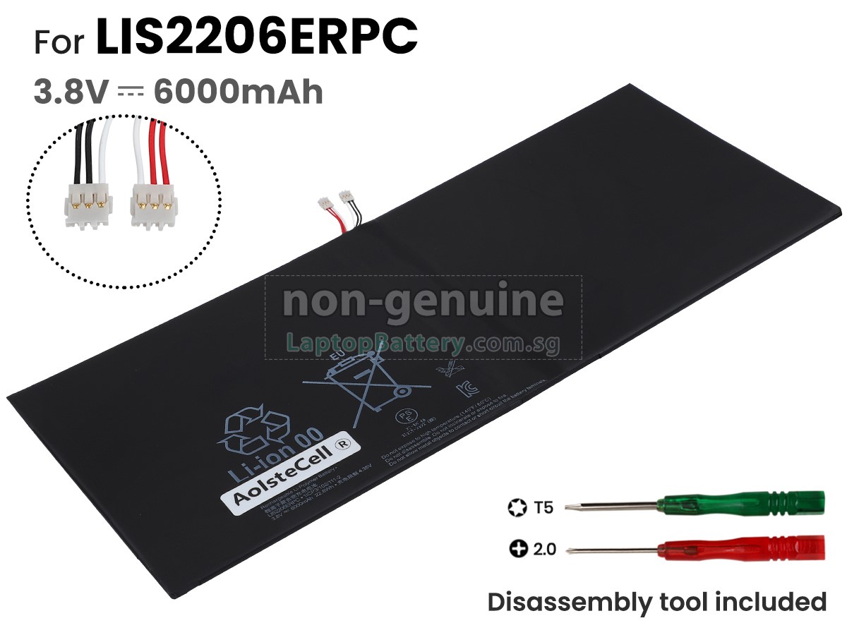 replacement Sony XPERIA Tablet Z2 TD-LTE battery