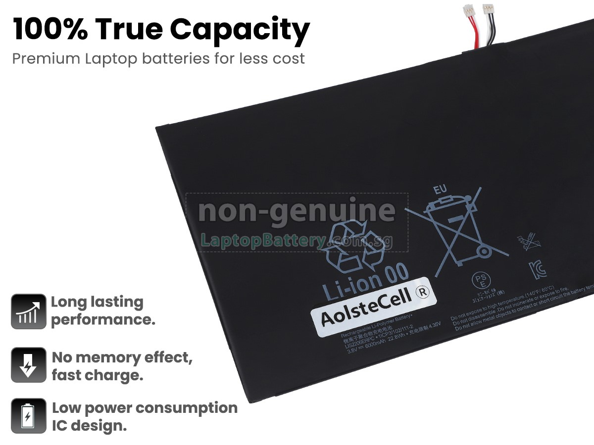 replacement Sony XPERIA Tablet Z2 TD-LTE battery