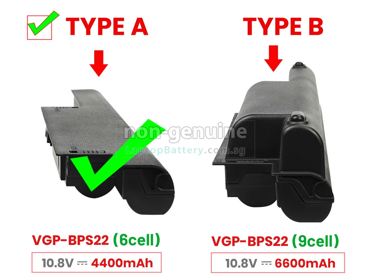 replacement Sony VAIO VPCEA16FA/B battery