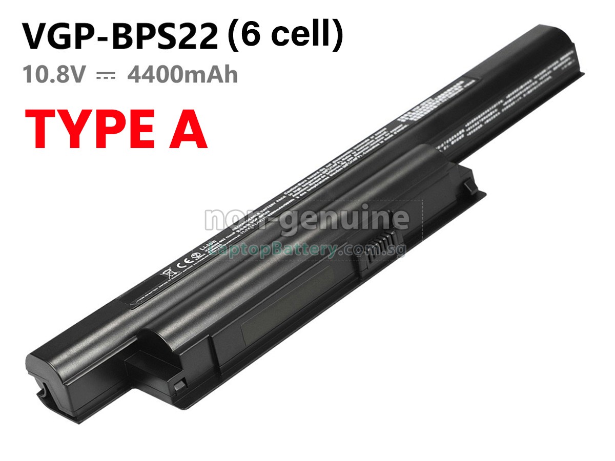 replacement Sony VAIO VPCEA16FA/B battery