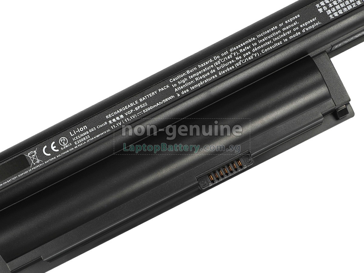 replacement Sony VAIO VPCEA16FA/B battery