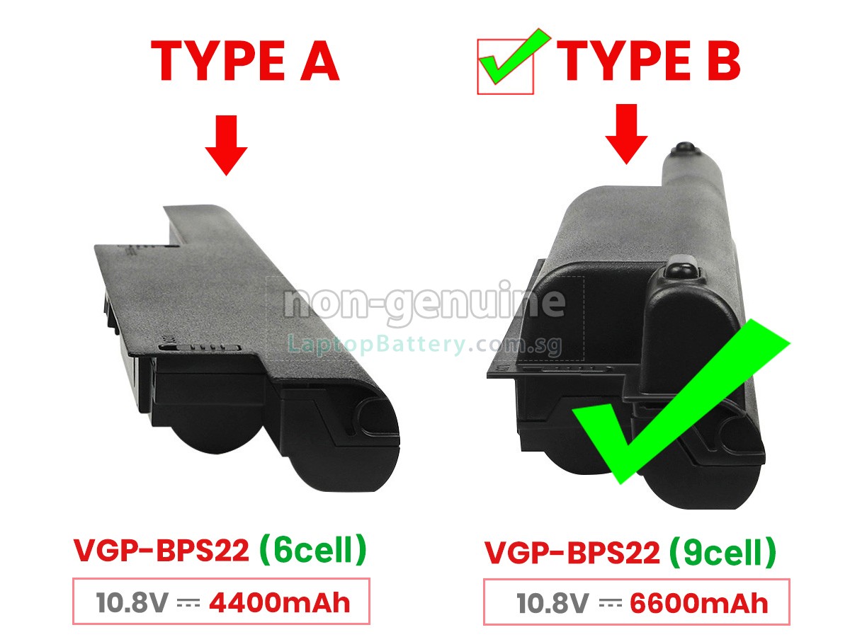 replacement Sony VAIO VPCEA16FA/B battery