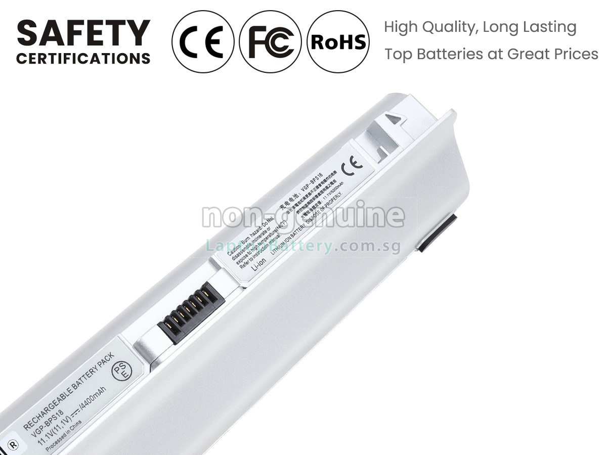 replacement Sony VGP-BPL18 battery