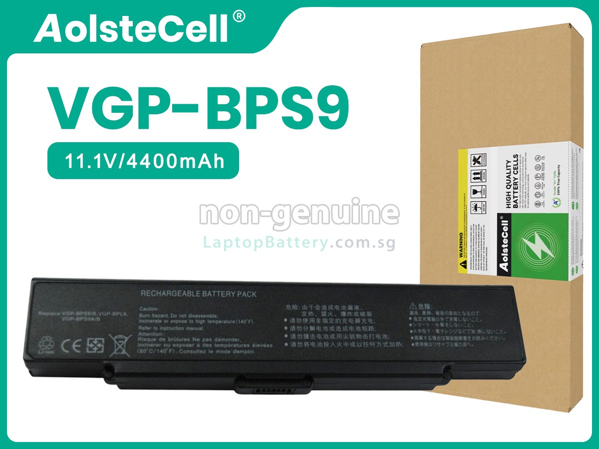 replacement Sony VAIO VGN-CR13/B battery