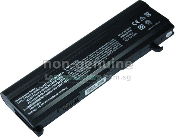 Battery for Toshiba Satellite A105-S1712 laptop