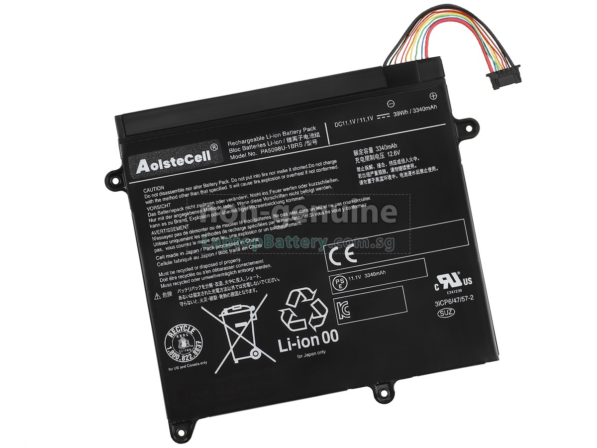 replacement Toshiba PA5098U-1BRS(3ICP6/47/57-2) battery