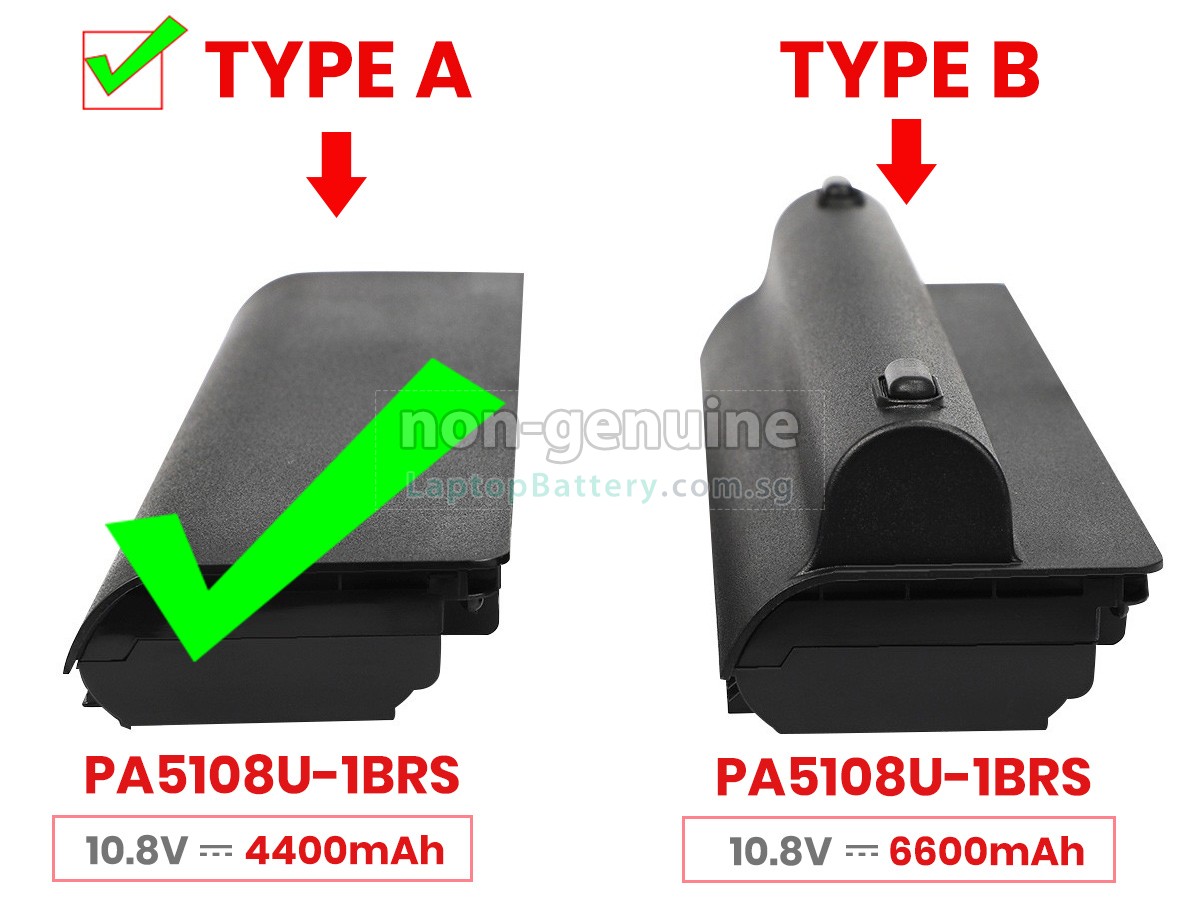 replacement Toshiba PABAS272 battery