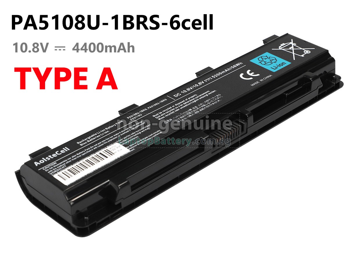 replacement Toshiba PABAS272 battery