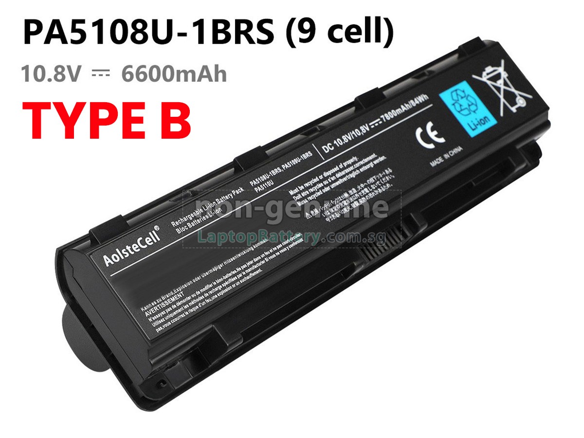 replacement Toshiba PABAS272 battery