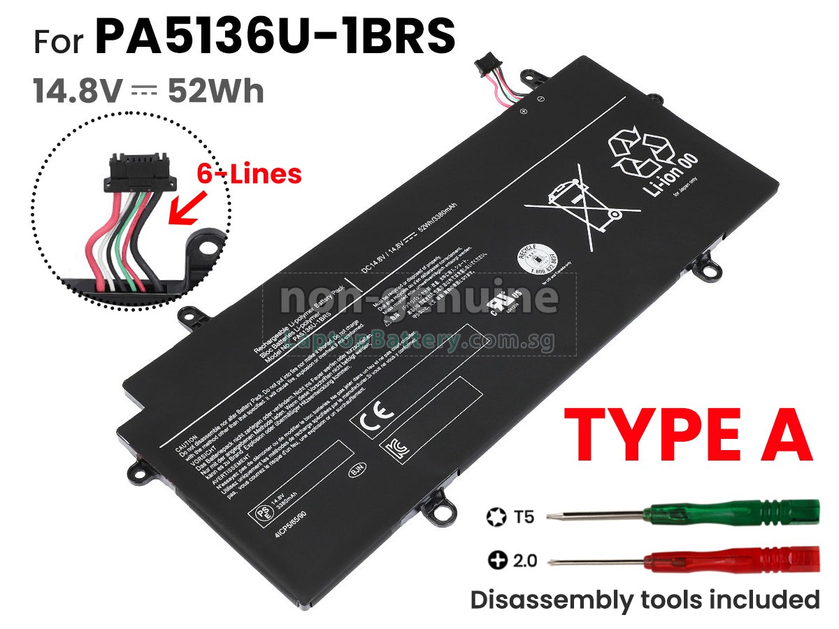 replacement Toshiba Portege Z30T-B-10K battery