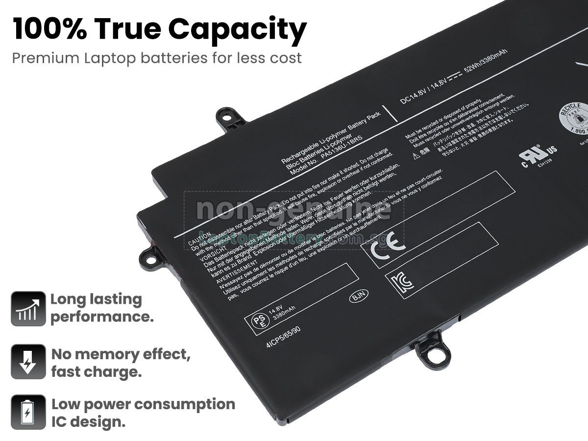 replacement Toshiba Portege Z30T-B-10K battery