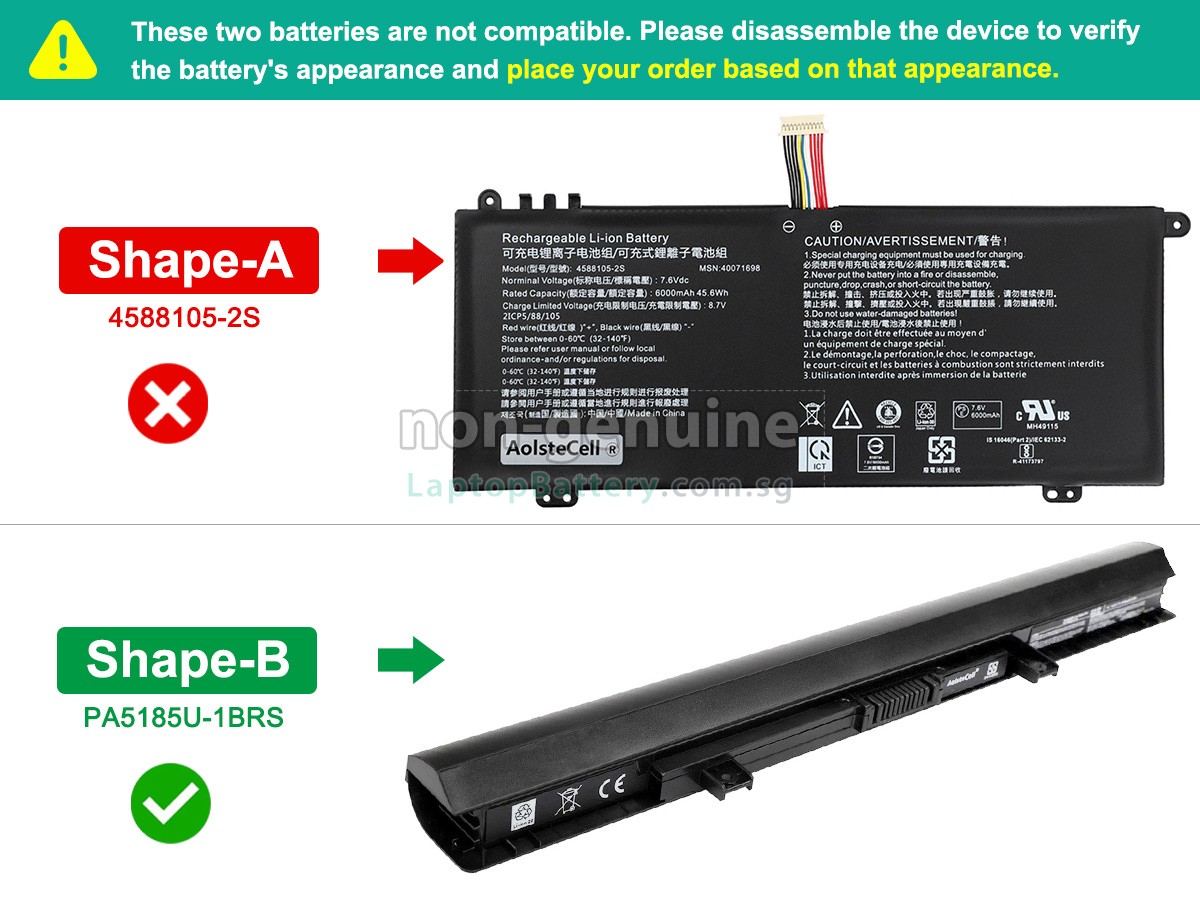 replacement Toshiba Satellite C50D-B-018 battery