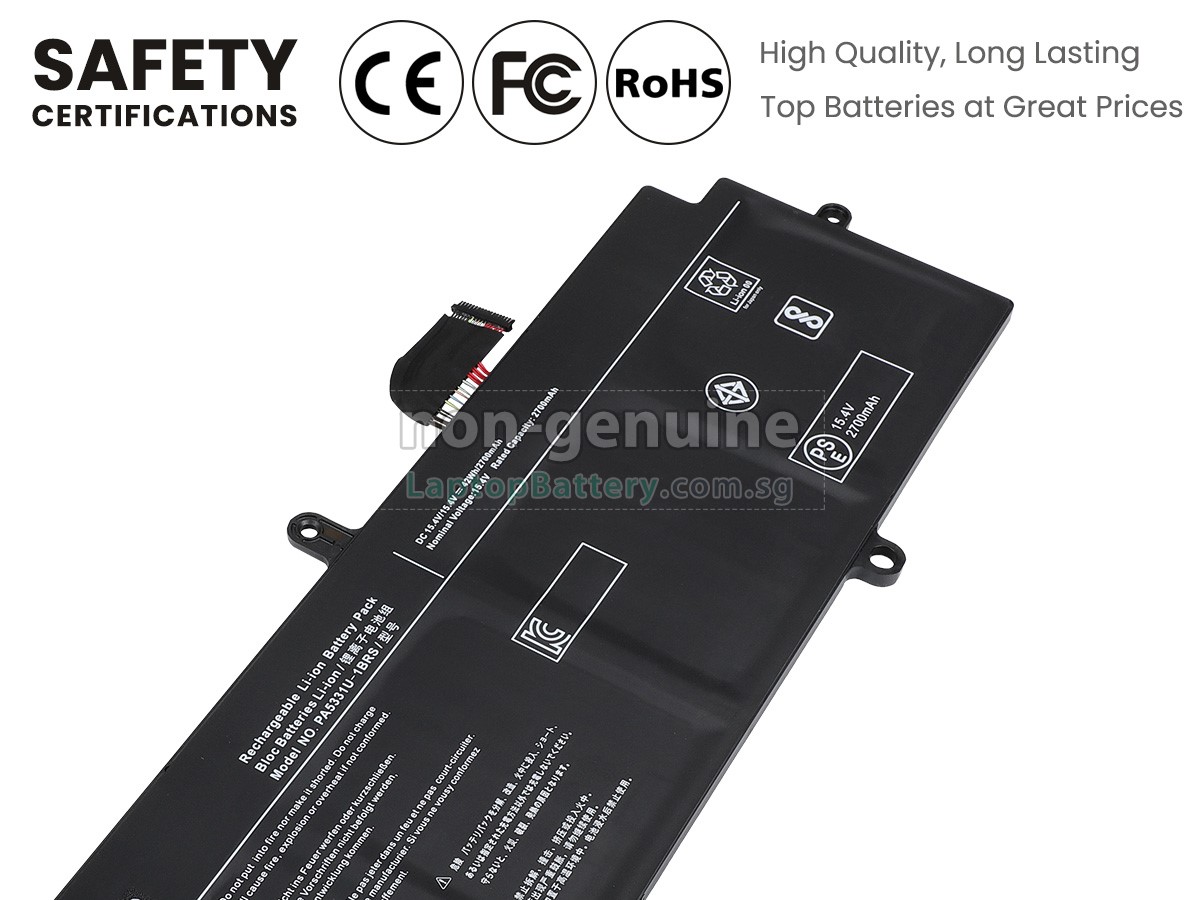 replacement Toshiba Dynabook Portege A30-E-15V battery