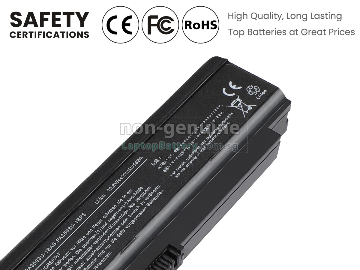 replacement Toshiba Satellite U300-152 battery