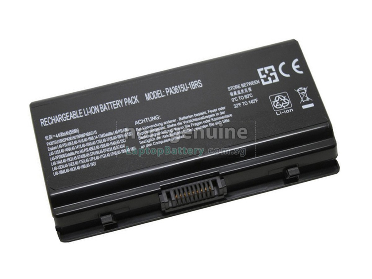 replacement Toshiba Satellite L40-18P battery
