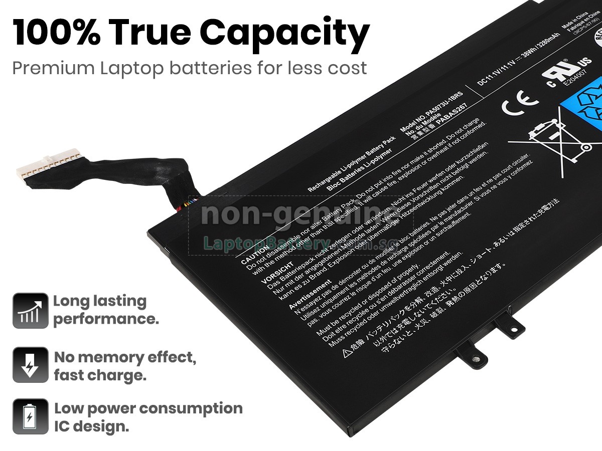 replacement Toshiba Satellite U920T/00X battery