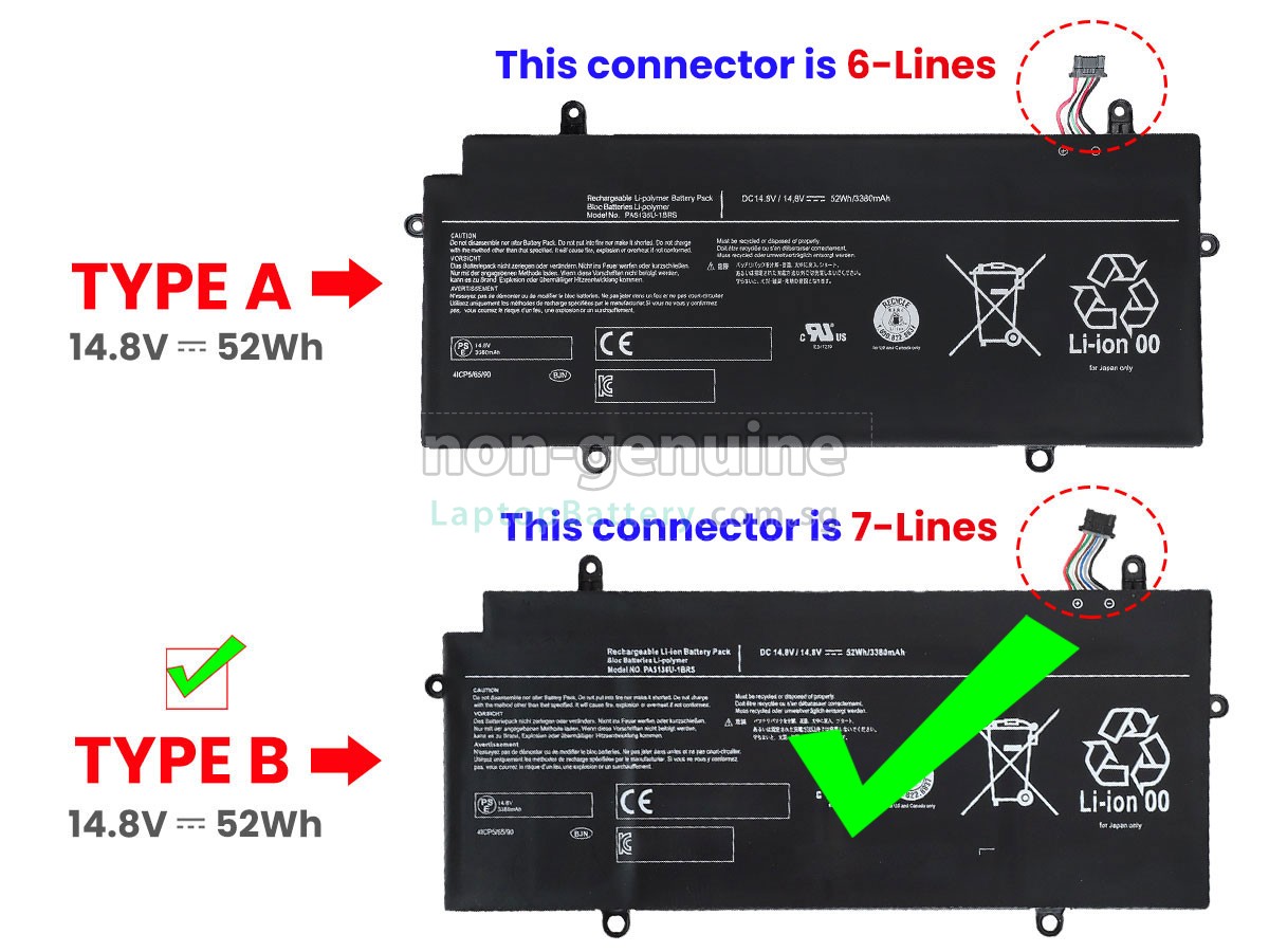 replacement Toshiba Portege Z30T-B-10K battery
