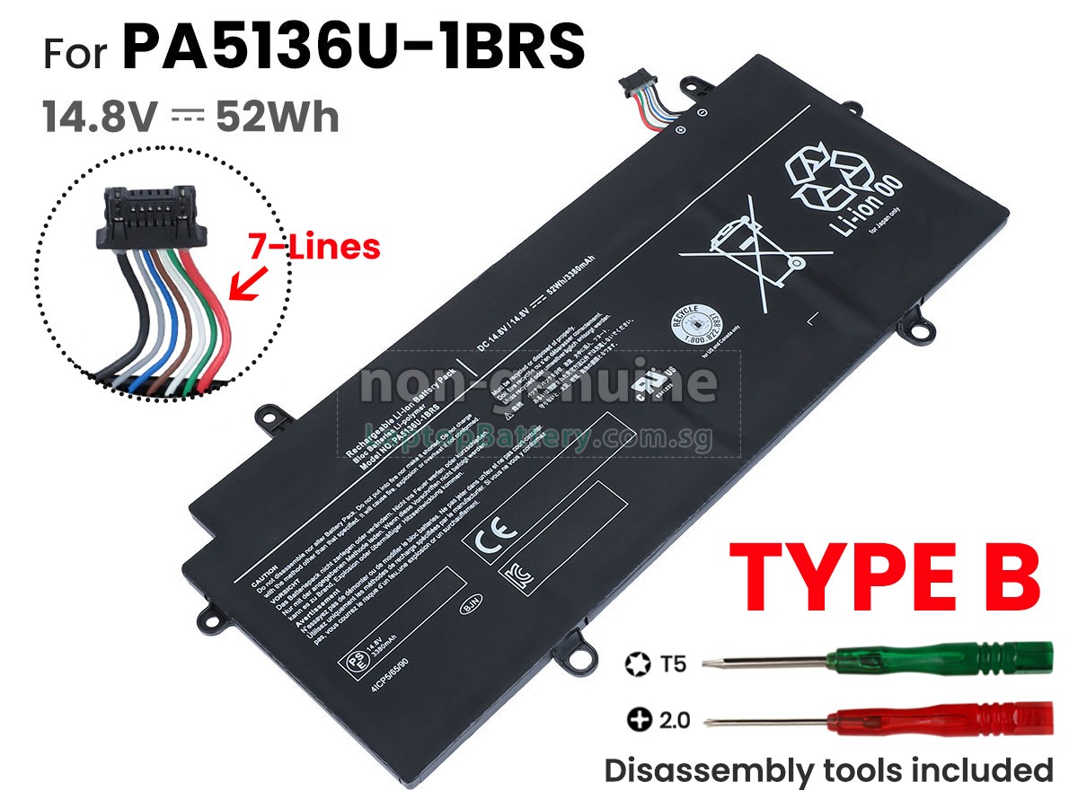 replacement Toshiba Portege Z30T-B-10K battery