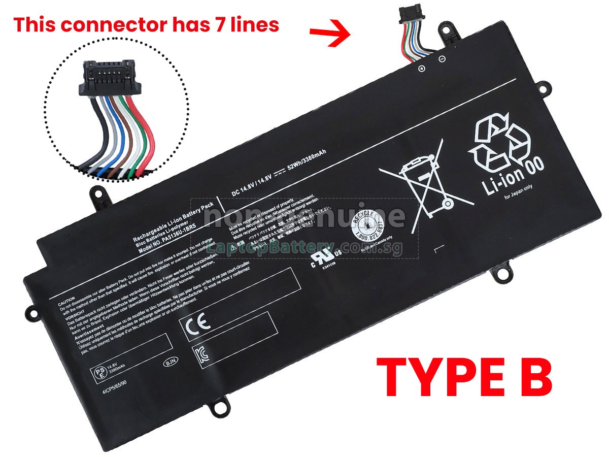 replacement Toshiba Portege Z30T-B-10K battery