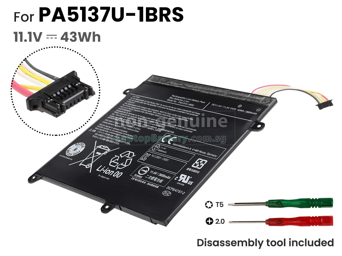 replacement Toshiba ProTEGE Z10T-A-13V battery