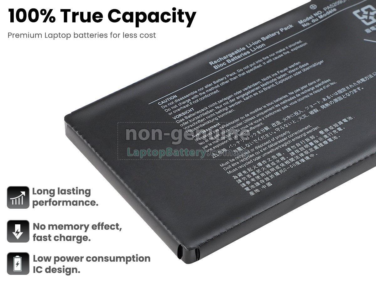 replacement Toshiba Satellite L15W-B1310 battery