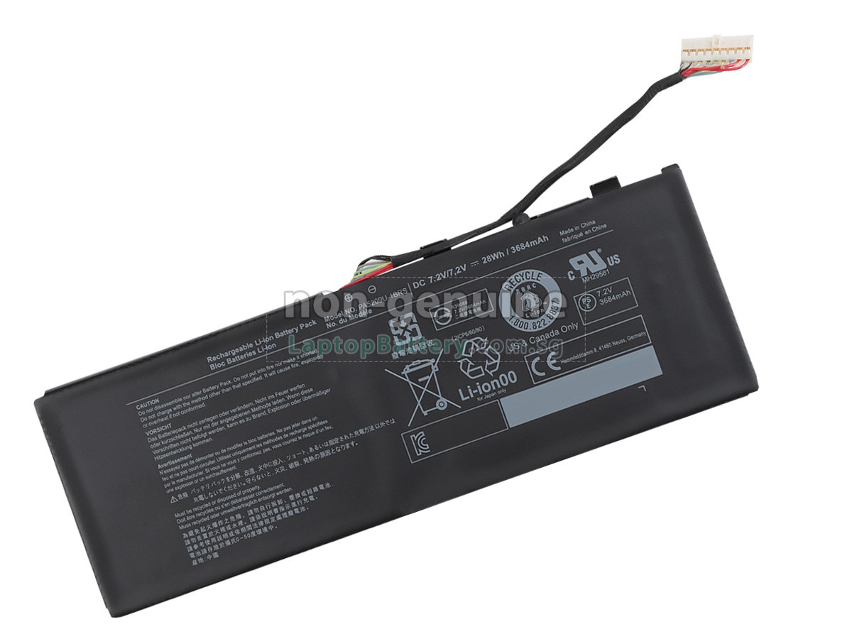 replacement Toshiba Satellite L15W-B1310 battery