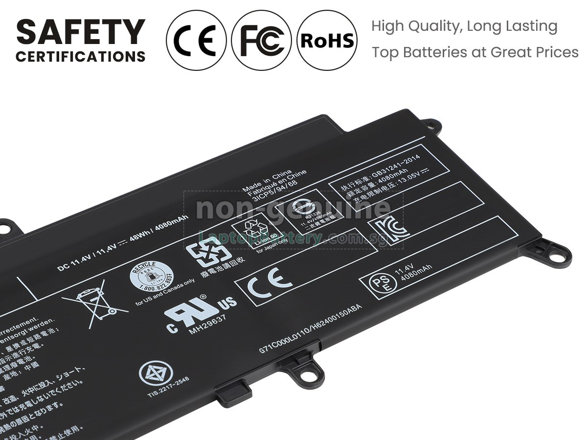 replacement Toshiba Tecra X40-E battery