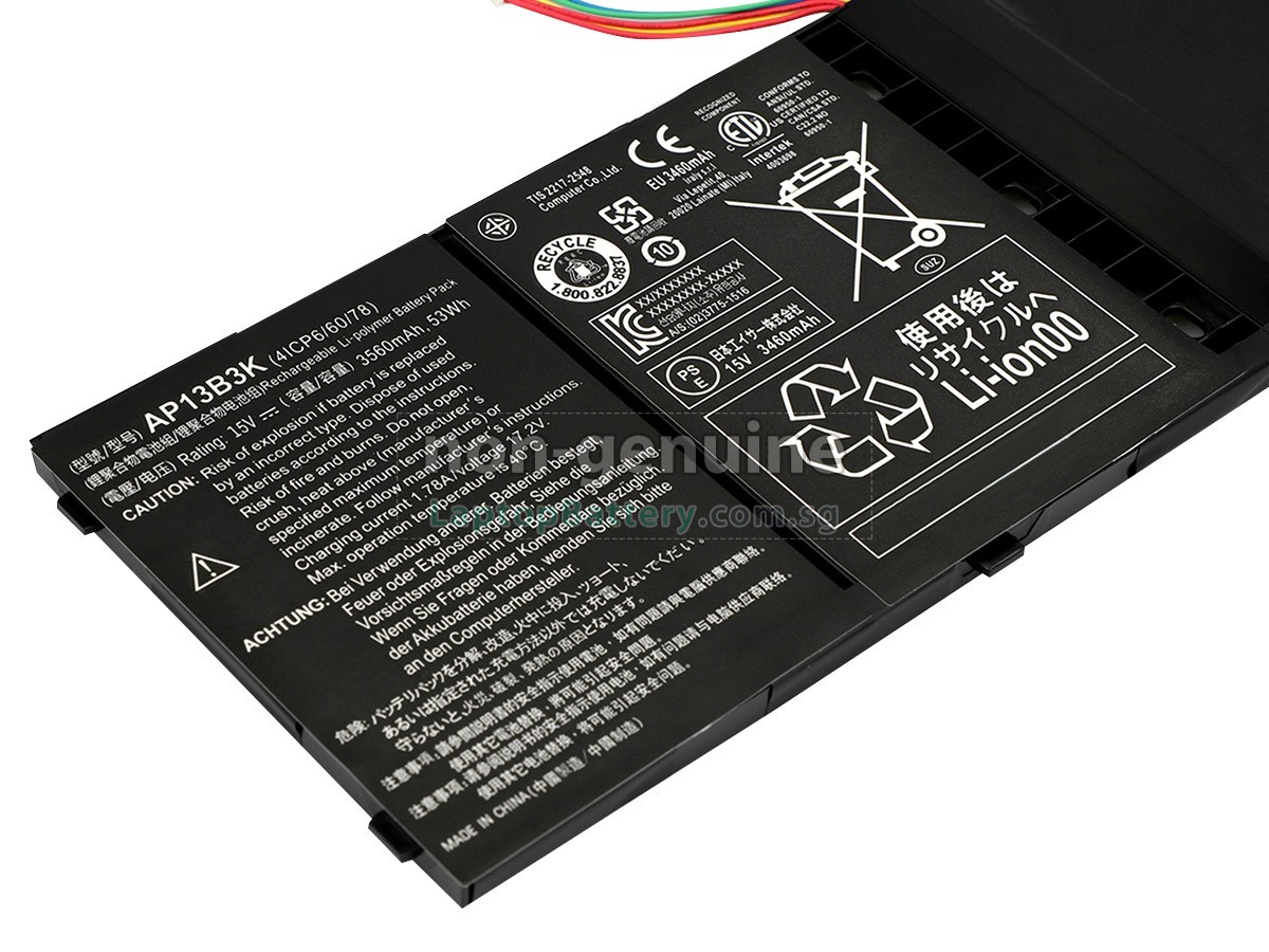 replacement Acer Aspire V7-481P-6455 battery