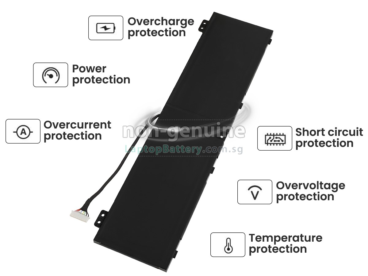 replacement Acer Predator TRITON 300 SE PT314-51S-715F battery